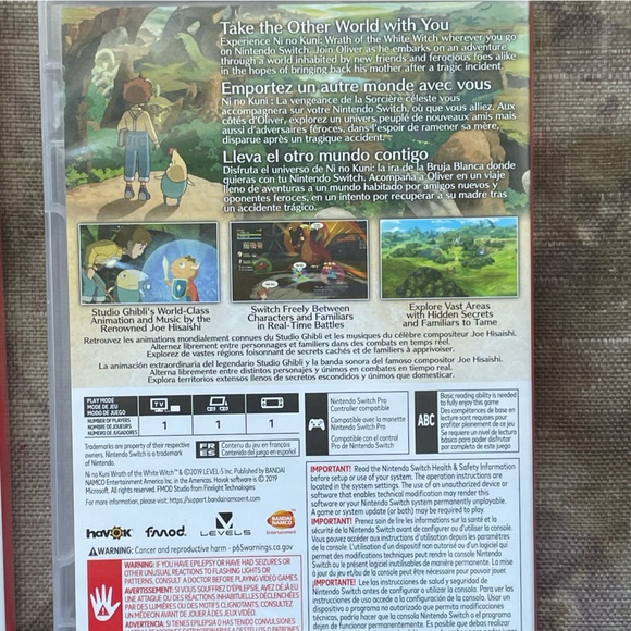 Ni No Kuni Nintendo Switch Game - Picture 2 of 4